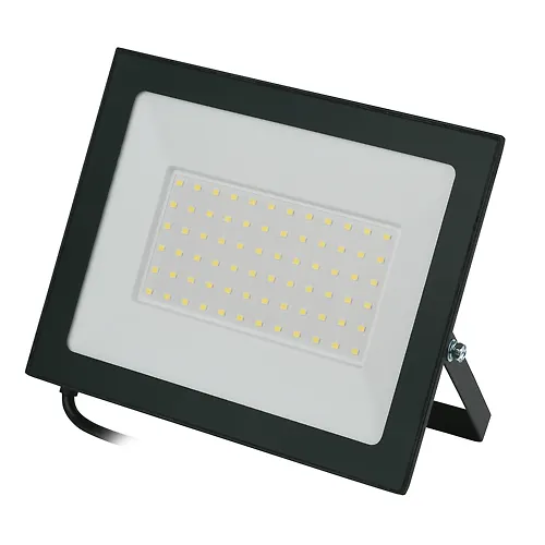 Prozhektor svetodiodnyj (6500K). Korpus chernyj. TM VolpeULF-Q519 100W/6500K IP65 220-240 UL-00012832_1