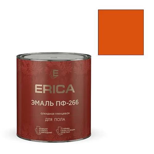 Emal PF-266 ERICA glyantsevaya zhelto-korichnevaya 2,6 kg_1