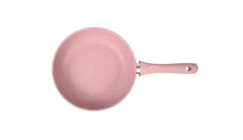 Skovoroda 240 mm s ruchkoj, antiprigarnaya liniya Trendy style (rose) Kukmara 240tsr_3