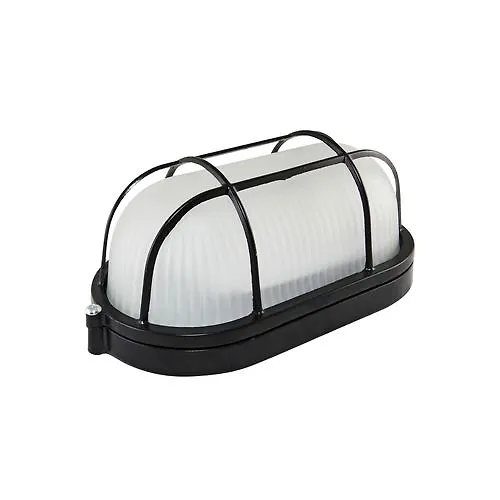 Svetilnik NPB 1402 chernyj/oval s resh. 60Vt IP54 