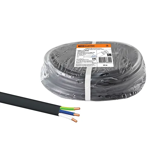 Kabel VVG-P ng(A) 3h2,5 ok(N, PE)-0,66 GOST (20m) TDM (SQ0117-0040)_1