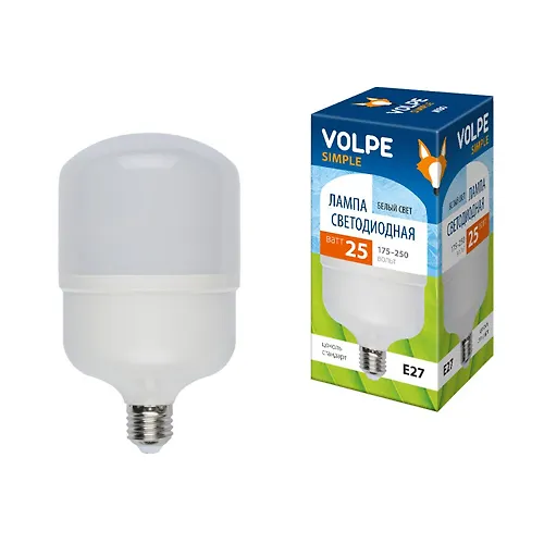 Lampa svetodiodnaya Uniel LED-M80-25W/NW/E27/FR/S s matovym rasseivatelem_1
