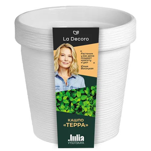 Kashpo Terra Vms 1,1l tsvet Belyj_1