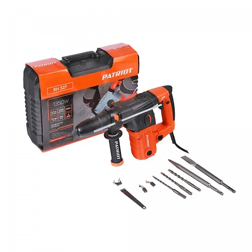 Perforator PATRIOT RH 327, SDS+, moschnost 1350 Vt, 4.7 Dzh, 3 rezhima raboty, maks.diametr 32mm_4
