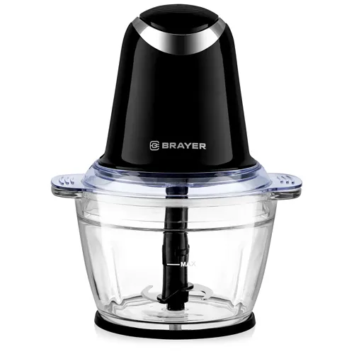 Izmelchitel BRAYER 1406BR, 500Vt, AC motor, stekl.chasha 1l, 2 lezviya iz nerzh.stali, 2 skorosti_1