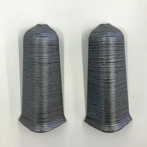 Ugol naruzhnyj (vneshnij) s krepezhom dlya plintusa 70 mm Dekonika, 187 Alyuminij temnyj_1