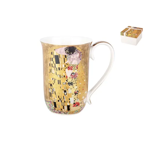 Kruzhka 400 ml nika vysokaya, Potseluj Gustav Klimt WLN110435_1