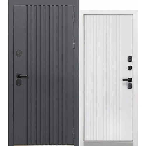 Dver metallicheskaya klimaticheskaya Ferroni Luxor Termo REJKA emalit belyj 860 pravaya_1