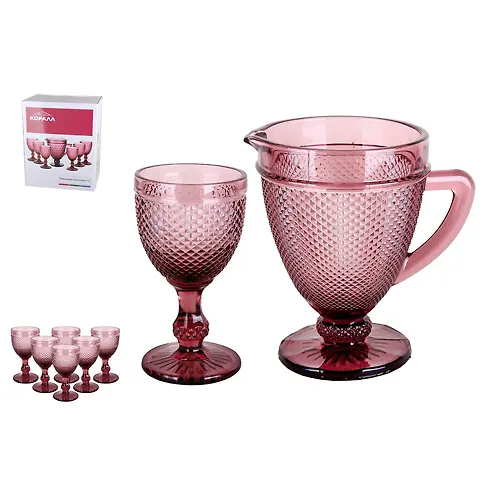 Nabor dlya napitkov 1/7 1100ml./324ml., Grats fioletovyj GB2612V125ZS_2