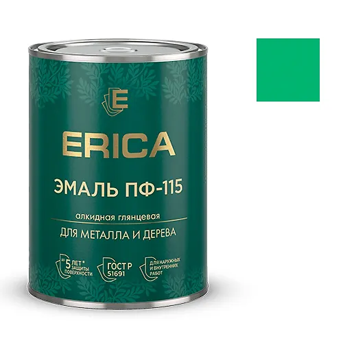 Emal PF-115 ERICA glyantsevaya salatovaya 0,8 kg_1