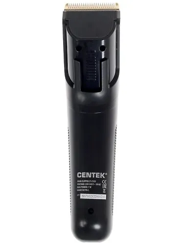 Mashinka dlya strizhki Centek CT-2122 (sinijj/hrom) 7Vt, Titan+keramika, akkum. (do 60 mn)/set,3-21mm_2