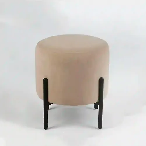 Pufik Timer kruglyj bezhevyj_1