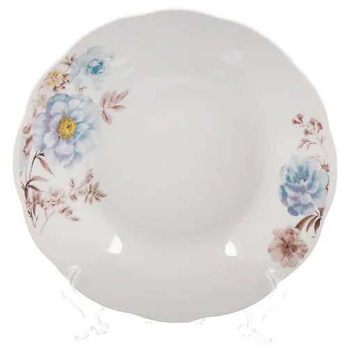 Florina, Tarelka supovaya, keramika, 20 sm, 0.5 l, kruglaya, Daniks, 19-237 (454766)_1