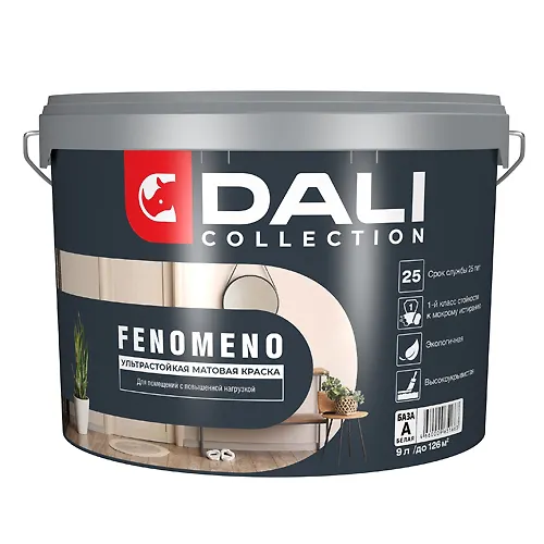 Kraska Dali Collection FENOMENO - 9 l. Baza S - kraska dlya sten i potolkov (65185)_1