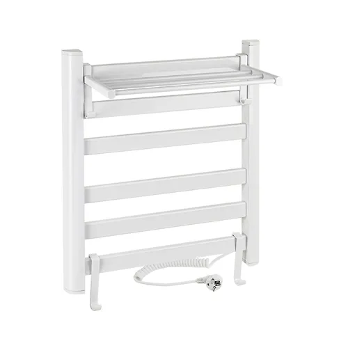 Polotentsesushitel elektrich BELYJ LESENKA s POLKOJ, 600 h 500 h 270 mm na 5 per,BRIMIX,08091W_1