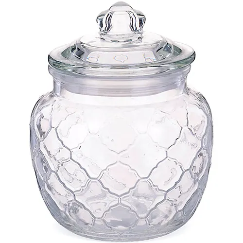 28087 Banka dlya sypuchih 600ml steklo LR (h12) 