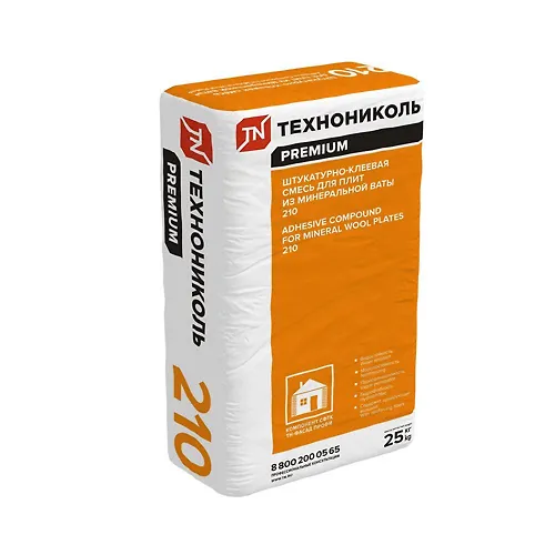 SHtukaturno-kleevaya smes TehnoNikol dlya plit iz mineralnoj vaty 21S 25kg (ekn 04098)_1