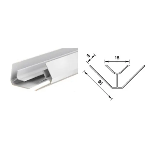 Ugol vnutrennij dlya panelej 8mm 3,0m 