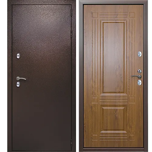 Dver metallicheskaya DS 3-K Teplo Zolotoj dub 860*2050 pravaya ,MDF_1