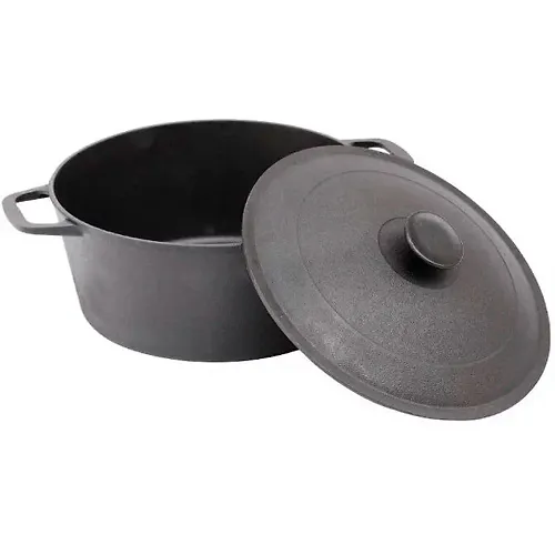 Kastryulya chugunnaya s kryshkoj chugunnoj, 5l, 26sm TM GARDARIKA 1405-3_1
