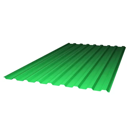 Profilirovannyj polikarbonat PLASTILYUKS-MP-20-U standart, Zelenyj; 1,15h2m_1