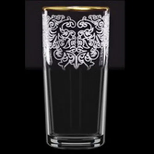 Stakan 280ml. 6sht art.148-GZ (Boyarskij) Gravirovka,zoloto_1