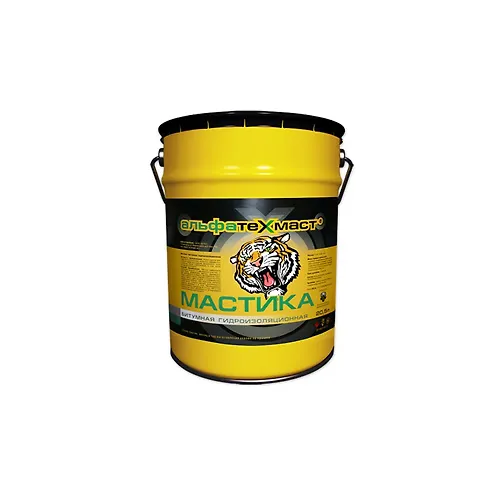 Mastika bitumnaya gidroizolyatsionnaya AlfaTehMast, vedro 3 kg_1