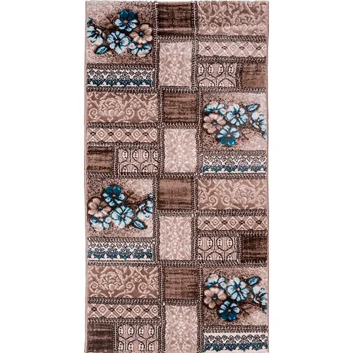 Kover ANTIK VIZION 80*150 pryam. - W207A V.BEIGE/L.BLUE_1