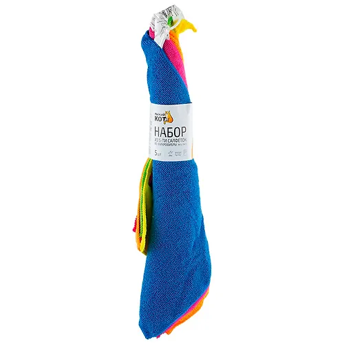 Nabor salfetok iz mikrofibry 5sht MFS-04/5, razmer 30h40sm art.310262_1