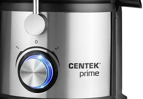 Sokovyzhimalka Centek CT-1214 (chernyj, stal) 1500Vt, 2 skor., stakan 1100ml, gorlovina 85mm_2
