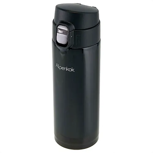 Alpenkok AK-04817A termokruzhka vakuumnaya so semnym sitechkom 380 ml, chernyj_1
