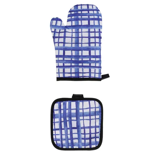 Komplekt prihvatok PROVANCE Market 2 sht, 17h17 sm i 17h27 sm, 100% poliester, 6 dizajnov_1