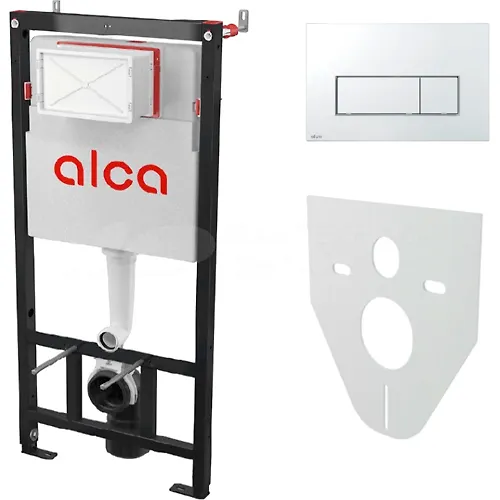 Sistema installyatsii dlya unitaza 4 v 1 knopka hrom glyanets Alcaplast AM101/1120-4:1 RU M571-0001_1