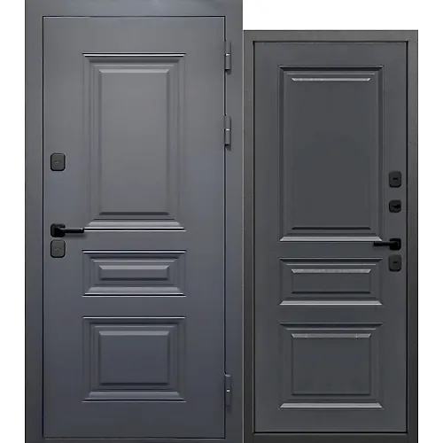Dver metallicheskaya klimaticheskaya Ferroni Luxor Termo Klassika Satin Grafit 960 pravaya_1