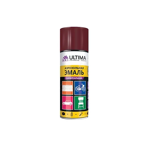 Kraska aerozolnaya  univers. VINNO-KRASNYJ RAL 3005 520 ml. 
