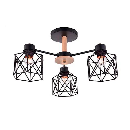 ESCADA Potolochnyj svetilnik Escada 508/3PL E27*60W Black_1