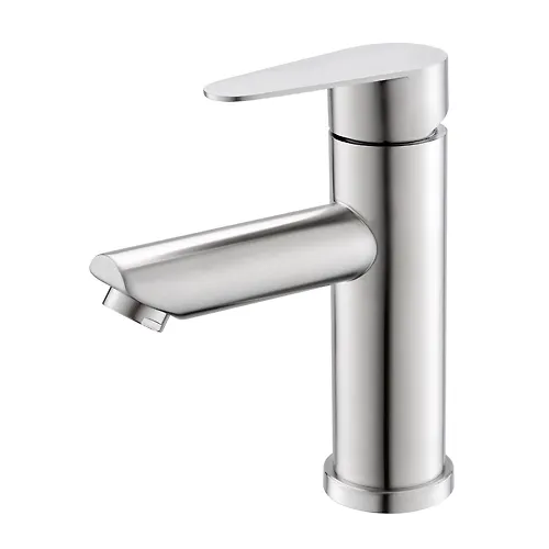 Smesitel dlya rakoviny nerzh. stal OLISAN STEEL, ST1100 (vystavochnyj obrazets) (upak. 10sht)_1