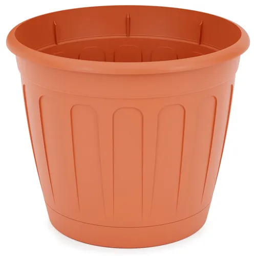 Gorshok tsvetochnyj «Dionis» 3,6 l, korichnevyj_1