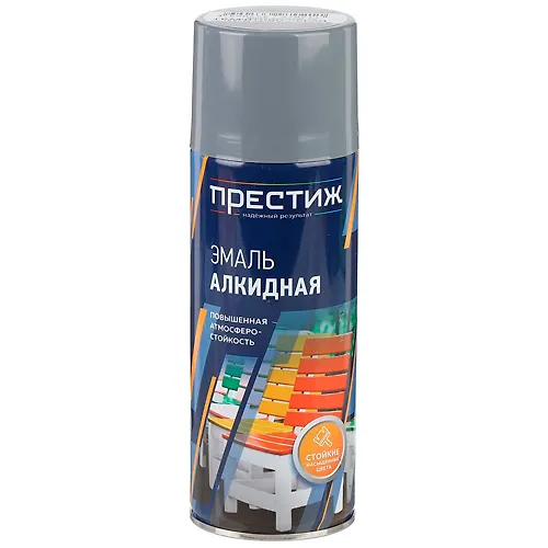 Emal alkidnaya universalnaya Prestizh aerozolnaya grafitovo-seryj 425 ml_1