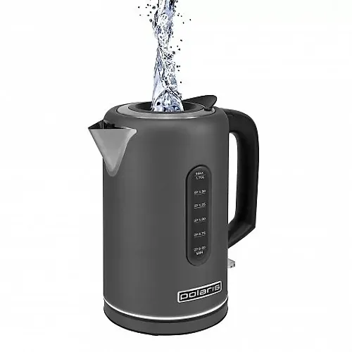 Elektrochajnik Polaris PWK 1729CA Water Way Pro, grafitovyj, 1,7 l, 1850–2200 Vt, nerzhaveyuschaya stal_4