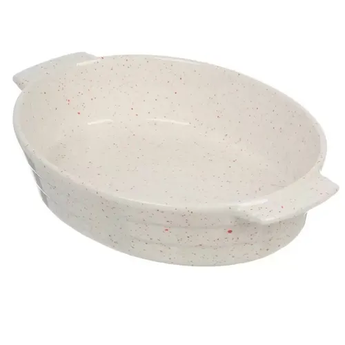 Forma dlya zapekaniya keramicheskaya, 19.5h30.5h6 sm, 1.4 l, ovalnaya, v assortimente, Granit, Y4-9026_1