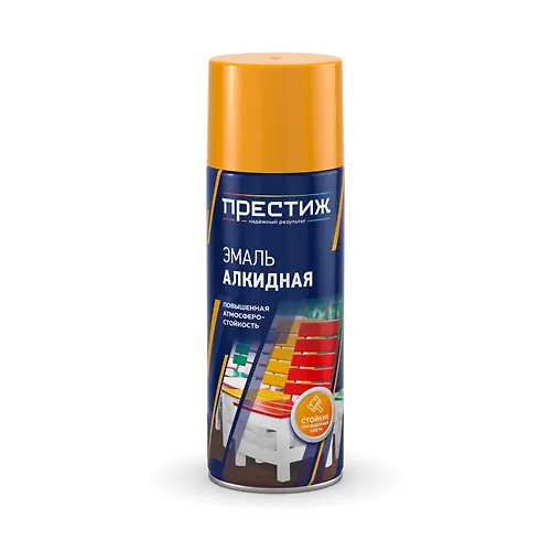 Emal alkidnaya universalnaya  aerozolnaya KREMOVAYA  425 ml.