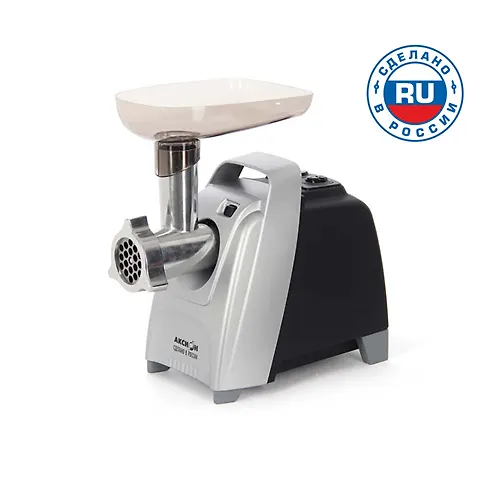 Myasorubka elektricheskaya Aksion M61.01cherno-serebristyj metallik_1