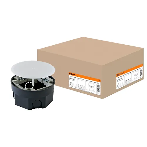 Raspayachnaya korobka SP D73h42mm, kryshka, klemmnik, IP20, TDM (SQ1402-0012)_1