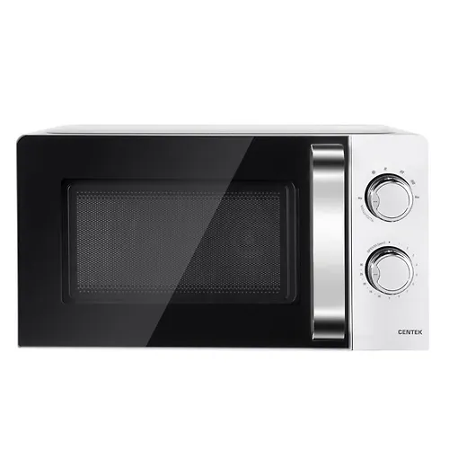 SVCH Centek CT-1575 White (Belyj) 700W, 20l, 6 urovnej moschnosti, podsvetka, otkryvanie ruchkoj_1