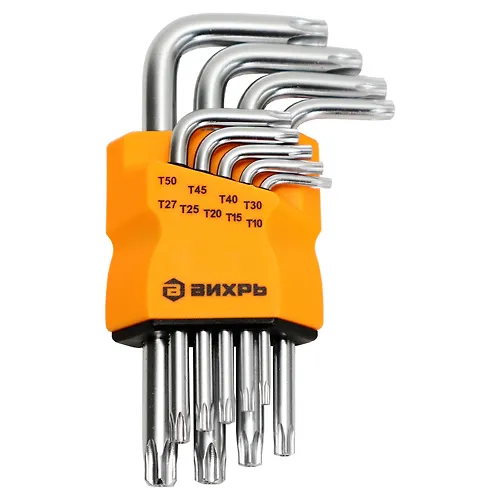 Nabor klyuchej imbusovyh Torx , 9 sht, T10-T50 Vihr 73/6/5/12_1