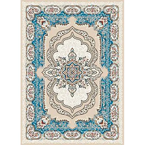 Kover OSCAR 150*300 oval - F060A BEIGE/DBLUE_1
