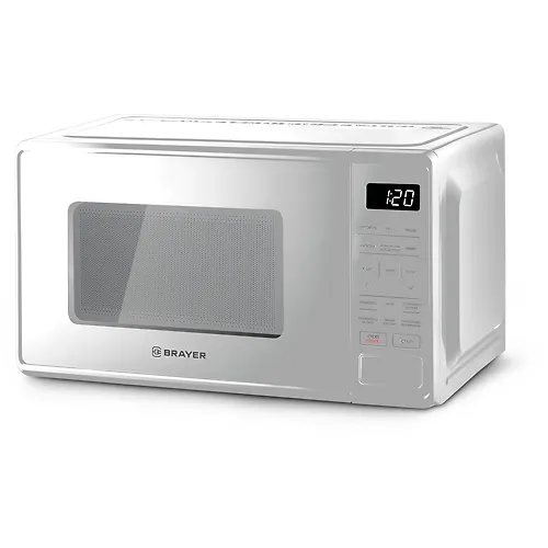 Mikrovolnovaya pech BRAYER 2508BR, 700Vt, 20l, tsifr.upravl, 9 rezhim.prigot., LED disp, tajmer 99 min_1