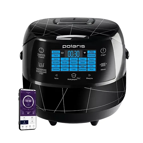 Multivarka Polaris PMC 5017 Wi FI IQ Home CHernyj_1