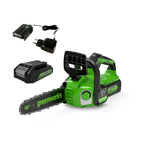 24V TSepnaya pila akkumulyatornaya GreenWorks GD24CS30, 24V, 30sm, b/sch (v komplekte s AKB 4ACH i ZU)_1